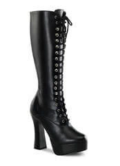 Electra-2020 Women's Platform Boots with 5 Inch Heels