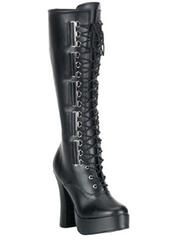 ELECTRA-2029 PU Laceup Boots