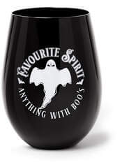Anything with Boo's - Favourite Spirit Stemless Wine Glass