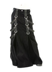 Gothic Belt Denim Skirt