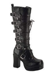 GOTHIKA-200 Boots Black Laceup