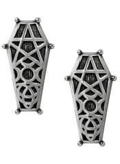 Hex Coffin Earrings