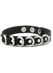 Inline Ring Gothic Leather Choker