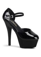 Kiss-248 Black Patent Heels