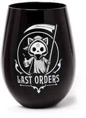 Sip with the Reaper: Last Orders Gothic Stemless Wine Glass