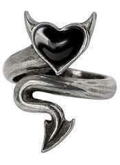 Rock Your Style with the Devil Heart Ring by Alchemy