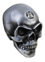 Large Metalized Colored Skull