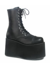 MONSTER-10 Black 5 inch Platform Boots