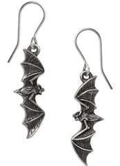 Nightflight Earrings: Gothic Bat-Inspired Jewelry