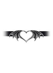 Nocte Amor bat-winged open-heart Choker