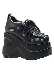 OUTLAW-101 Black Platform Shoes