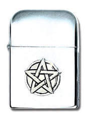 Pentagram Pewter Lighter