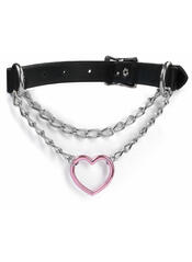 Product reviews for the Heart & Chain Choker - Pink