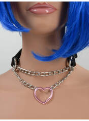 Product reviews for the Heart & Chain Choker - Pink