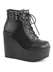 Poison-105 Platform Boots with Hearts