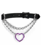 Product reviews for the Heart & Chain Choker - Purple