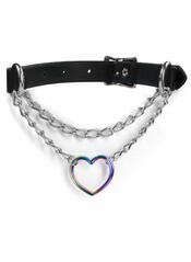 Product reviews for the Heart & Chain Choker - Rainbow