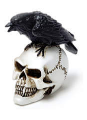 Raven Skull Miniature