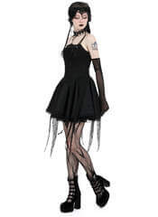 Dark and Elegant - Ravena Lace Gothic Speakeasy Dress