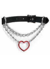 Product reviews for the Heart & Chain Choker - Red