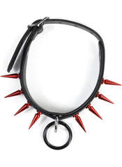 Product reviews for the Red Spiked Choker with Black O-Ring