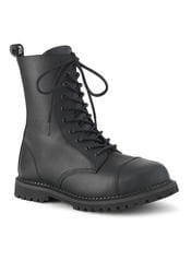 RIOT-10 Vegan Leather Combat Boots