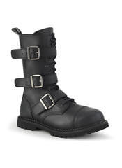 RIOT-12 Vegan Leather Steel Toe Combat Boots