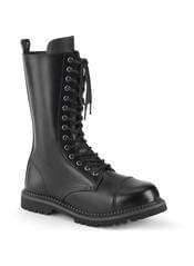 RIOT-14 Leather 14 Eyelet Lace-up Combat Boots