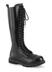 RIOT-20 | 20 Eyelet Lace-up Leather Combat Boots