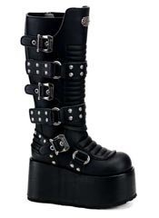 RIPSAW-520 Black Buckle Boots