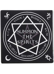 Spirits Unleashed: Gothic Drink Coaster - Summon the Spirit