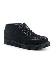 V-CREEPER-662 Black Suede Creepers