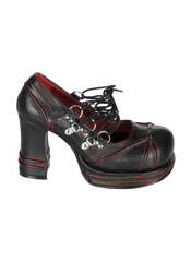 VAMPIRE-03 Red Laceup Shoes
