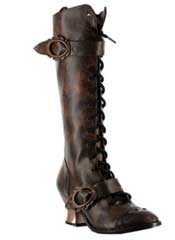 VINTAGE Brown Steampunk Boots