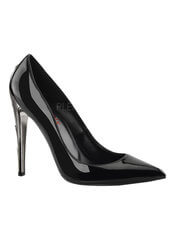 VOLTAGE-01 Black Patent Heels