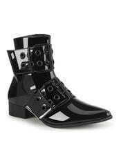 WARLOCK-55 | Patent Pointy Toe Boots