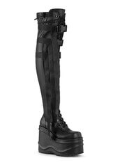 WAVE-315 Knee High Platform Boots