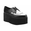T.U.K. A8665 - White Black Creepers