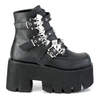 ASHES-55 Gothic Bat Platform Boots