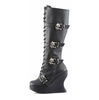 Bravo-109 Skull Buckle Boots