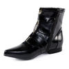 BROGUE-06 Skull Buckle Boots