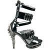 BULLET Black Strap Stilettos