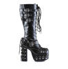 CHARADE-206 Buckle Laceup Boots