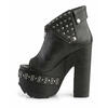 CRAMPS-103 Black Platform Boots