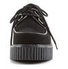 CREEPER-101 Black Suede Creeper Shoes