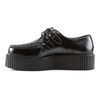 CREEPER-402 Black Leather Creepers