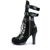 CRYPTO-61 4 inch high heels by Demonia