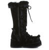 CUBBY-311 Black Suede Boots