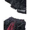 Crimson Noir Lace Gothic Long Skirt