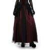 Crimson Noir Lace Gothic Long Skirt